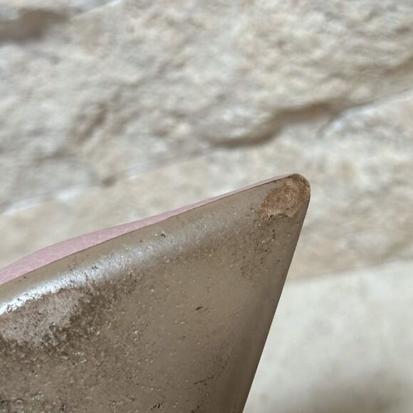 Valentino Garavani Rockstud Grainy Leather 100mm Pump Water Rose - Picture 11 of 16